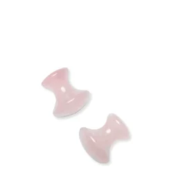 Bamford Isla Eye Stones Rose Quartz Pair