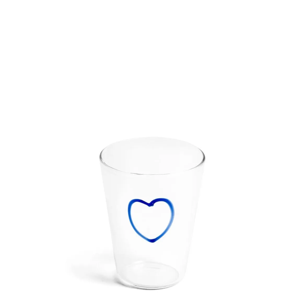 Blue Heart Glass