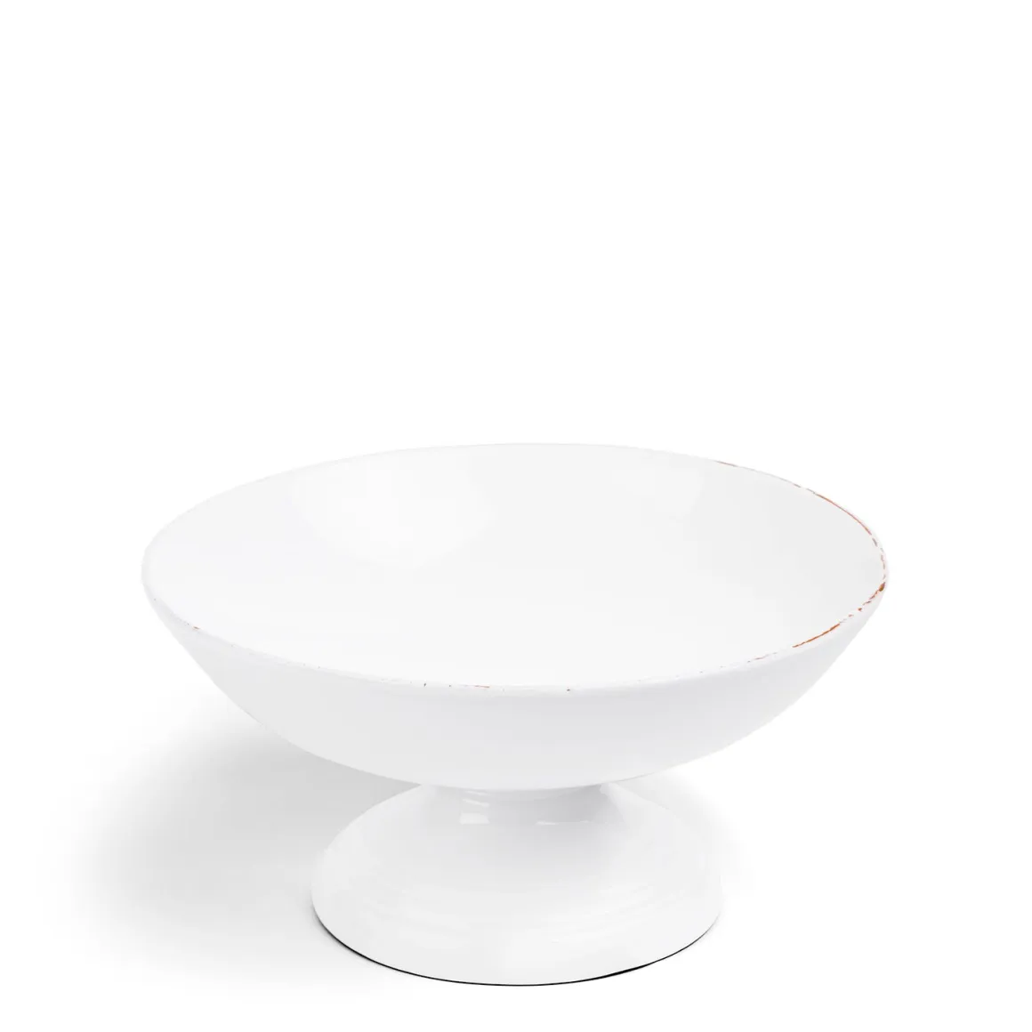 Campagna Footed Bowl White