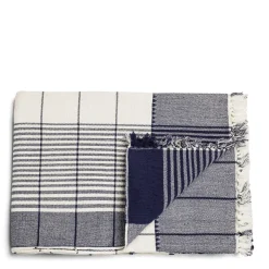 Checkmate Blanket Navy