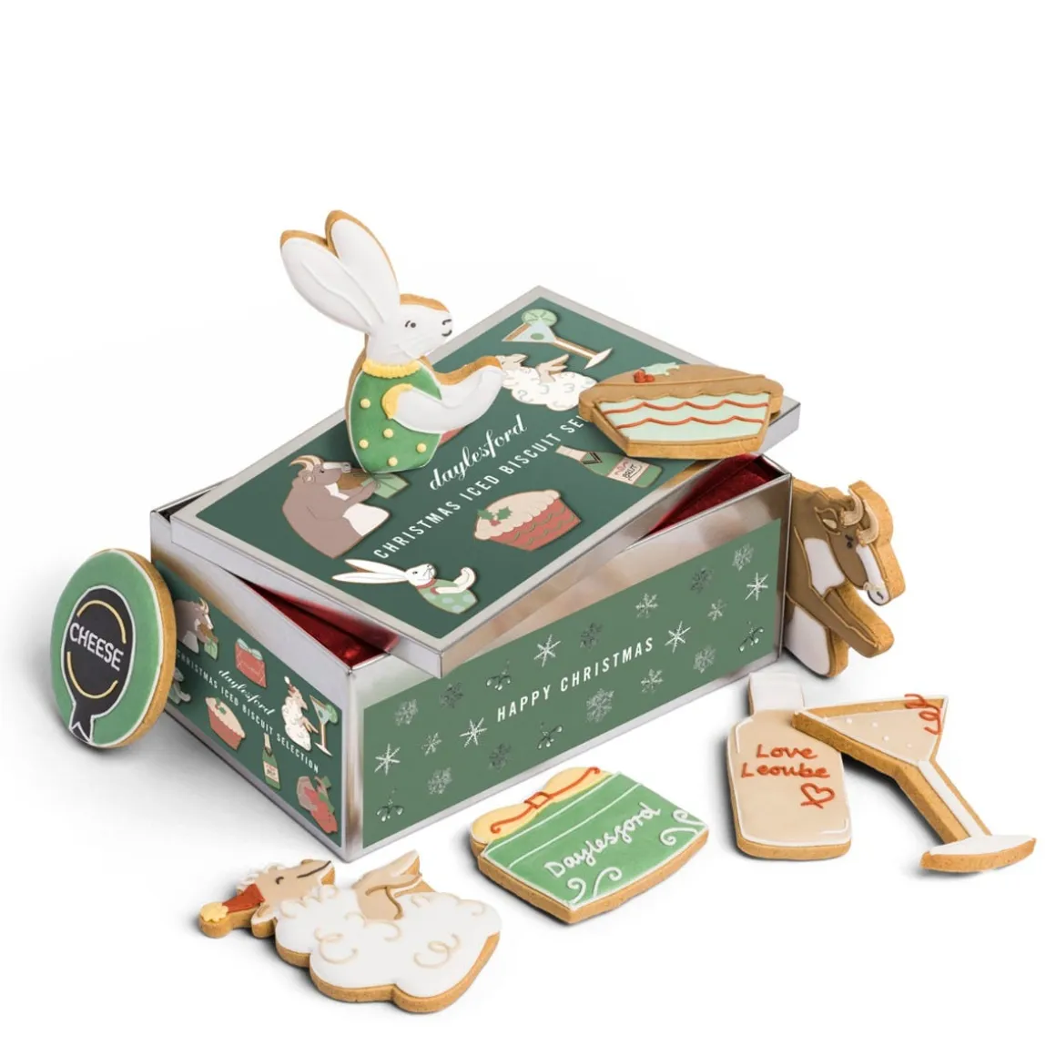 Christmas Iced Biscuit Selection