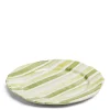 Circus Stripe Green Charger Plate