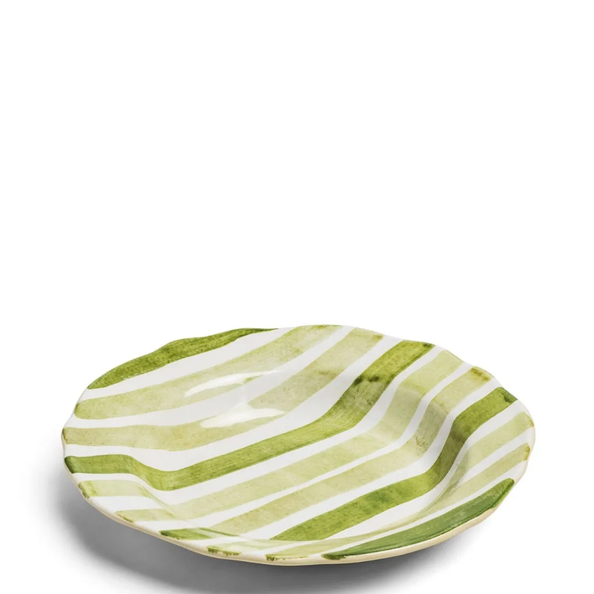 Circus Stripe Green Large Bowl