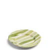 Circus Stripe Green Side Plate