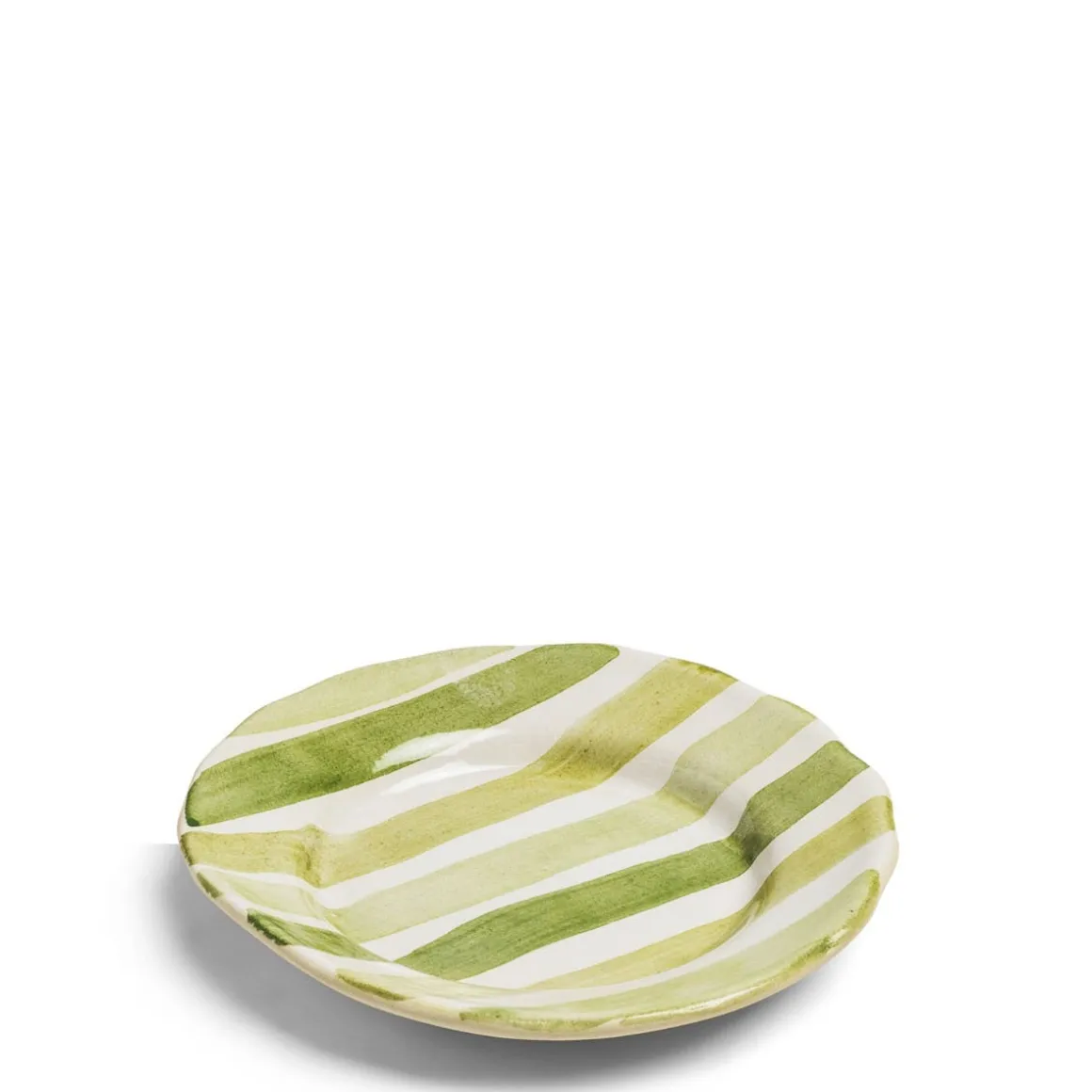 Circus Stripe Green Side Plate