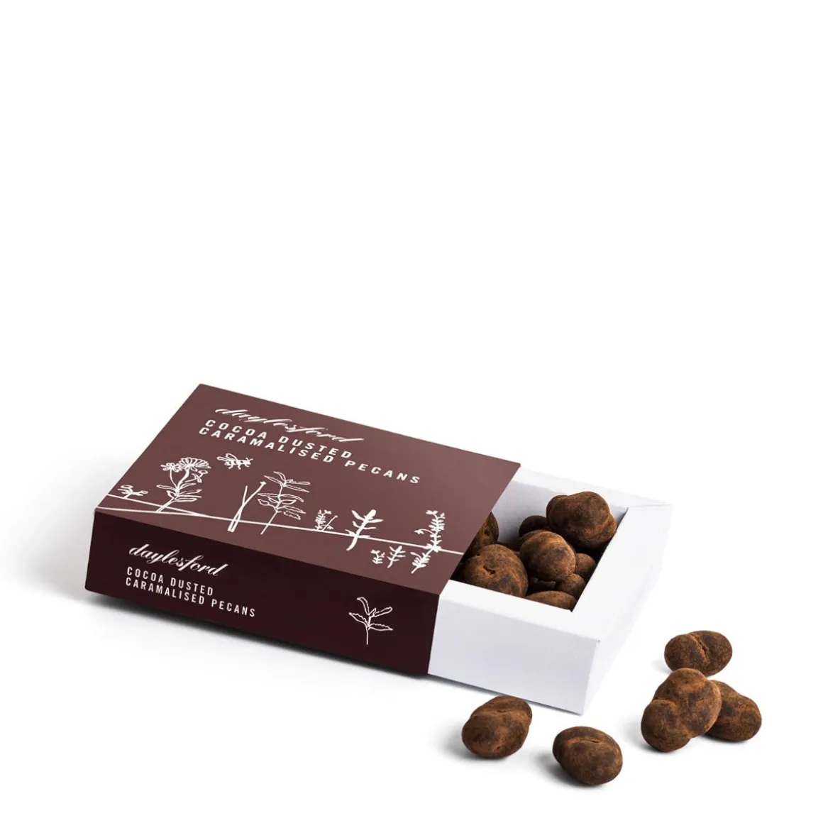 Cocoa Dusted Caramelised Pecans
