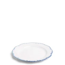 Combs Dessert Plate Light Blue