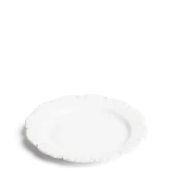 Combs Lunch Plate White