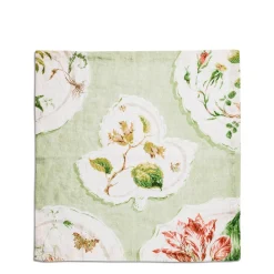 Daylesford x Colefax Quince Garden Napkin in Green With Hazel