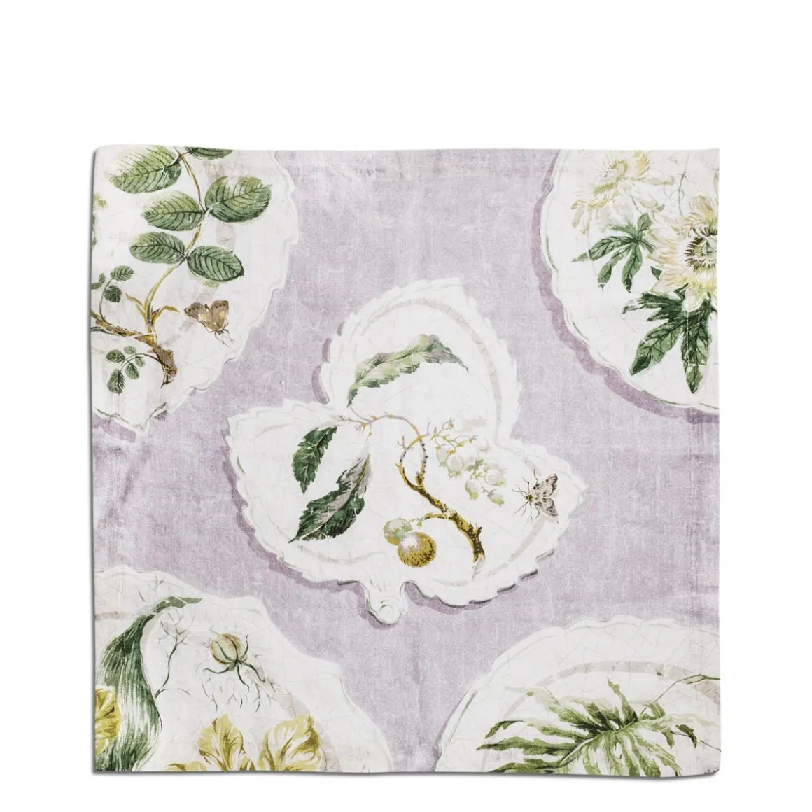 Daylesford x Colefax Quince Garden Napkin in Lilac With Hazel