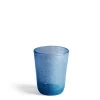 Deep Blue Bubble Glass