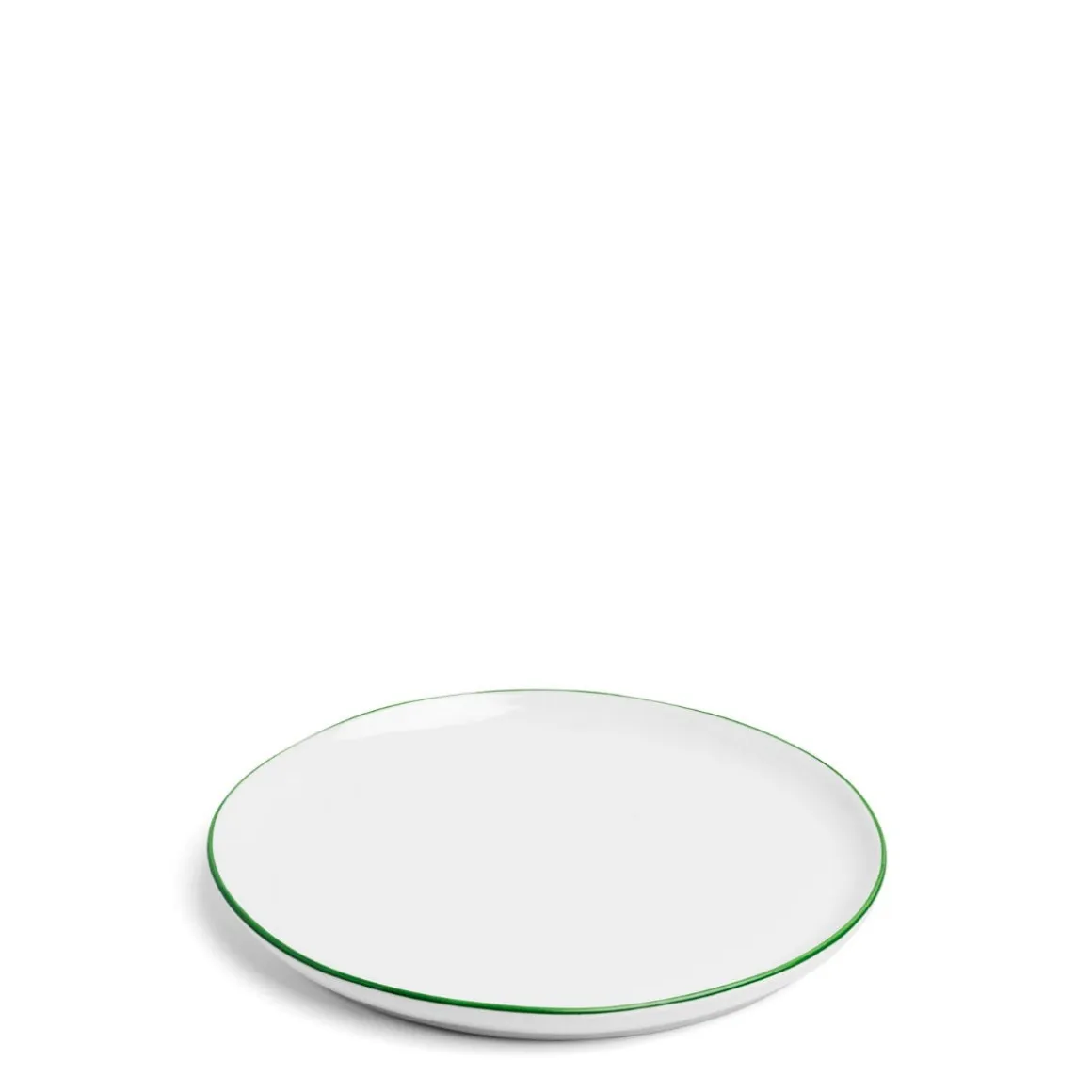 Edge Breakfast Plate Dark Green