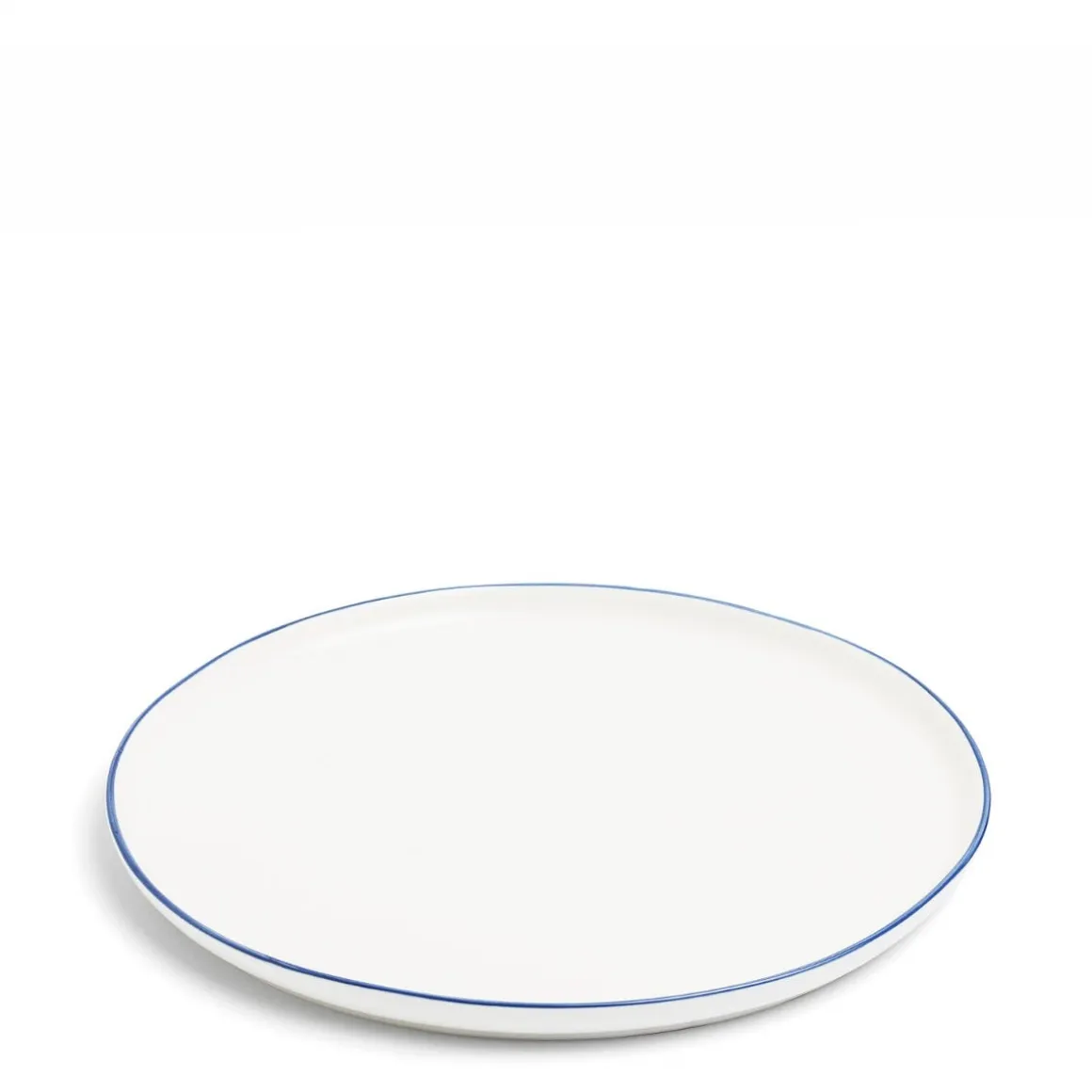 Edge Dinner Plate Blue