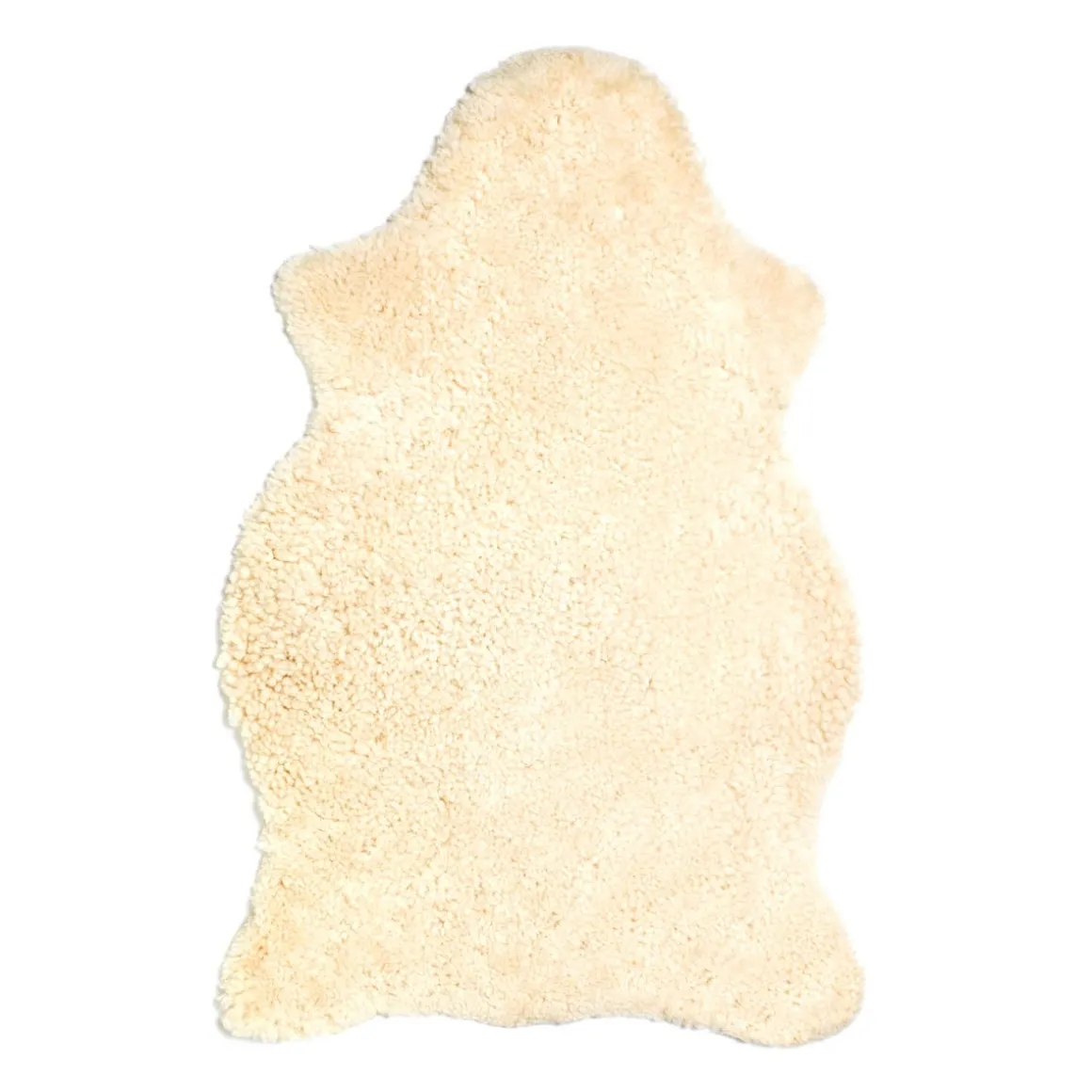 Ella Shorthair Sheepskin Rug in Cream