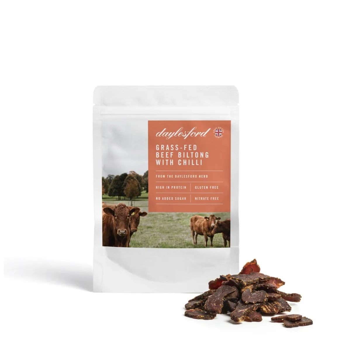 Grass-Fed Beef Biltong with Chilli