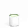 Idbury Low Ball Green Rim