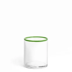 Idbury Low Ball Green Rim