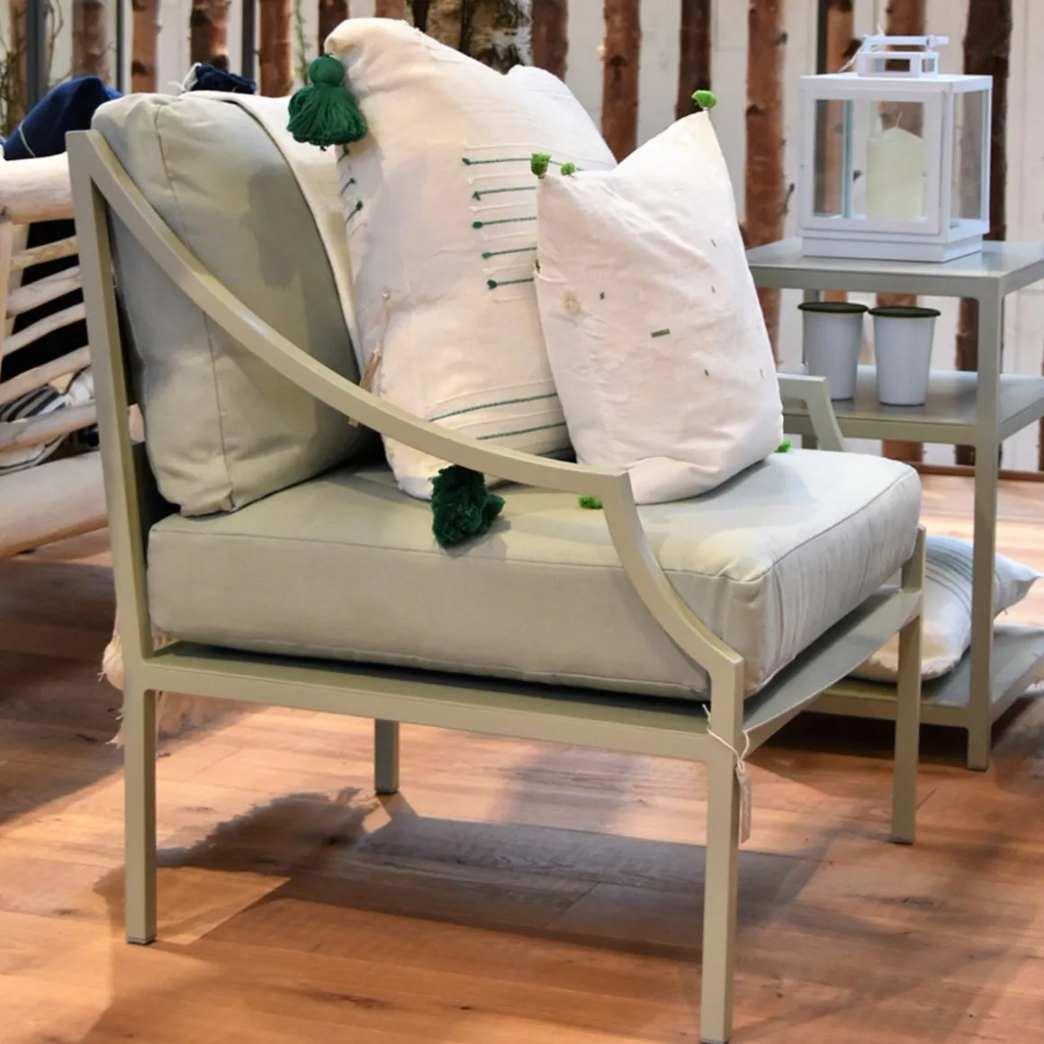 Kingham Armchair, Cotswold Green