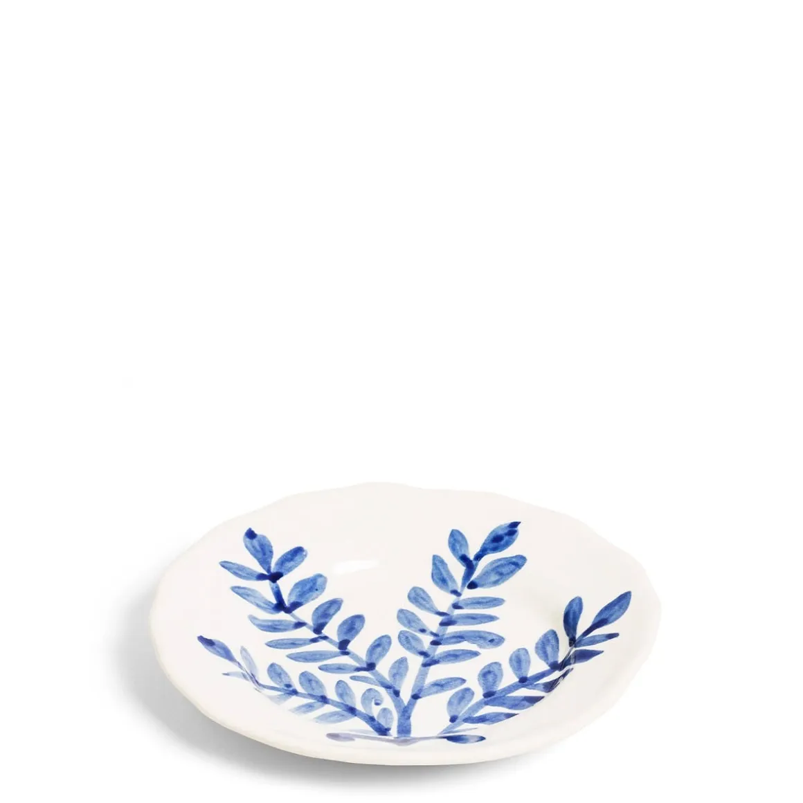 Leaf Side Plate Blue