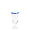 Ledbury Wine Glass Blue Tipped