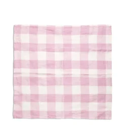 Lilac and White Check Napkin