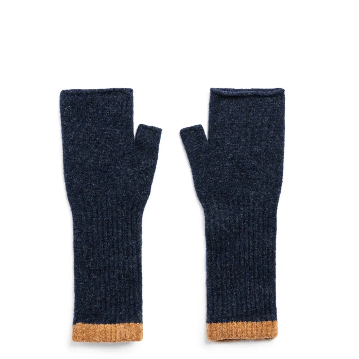 Maidens Mittens Navy & Camel