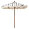 Market Umbrella Black Stripe