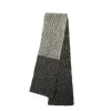 Mens Shin Scarf Charcoal