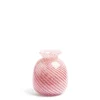 Miro Pink Spiral Stripe Vase