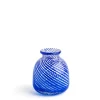 Miro Royal Blue Spiral Stripe Vase