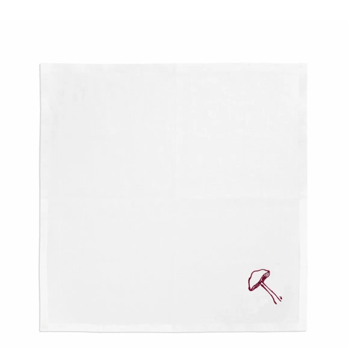 Mushroom Napkin Parasol Claret