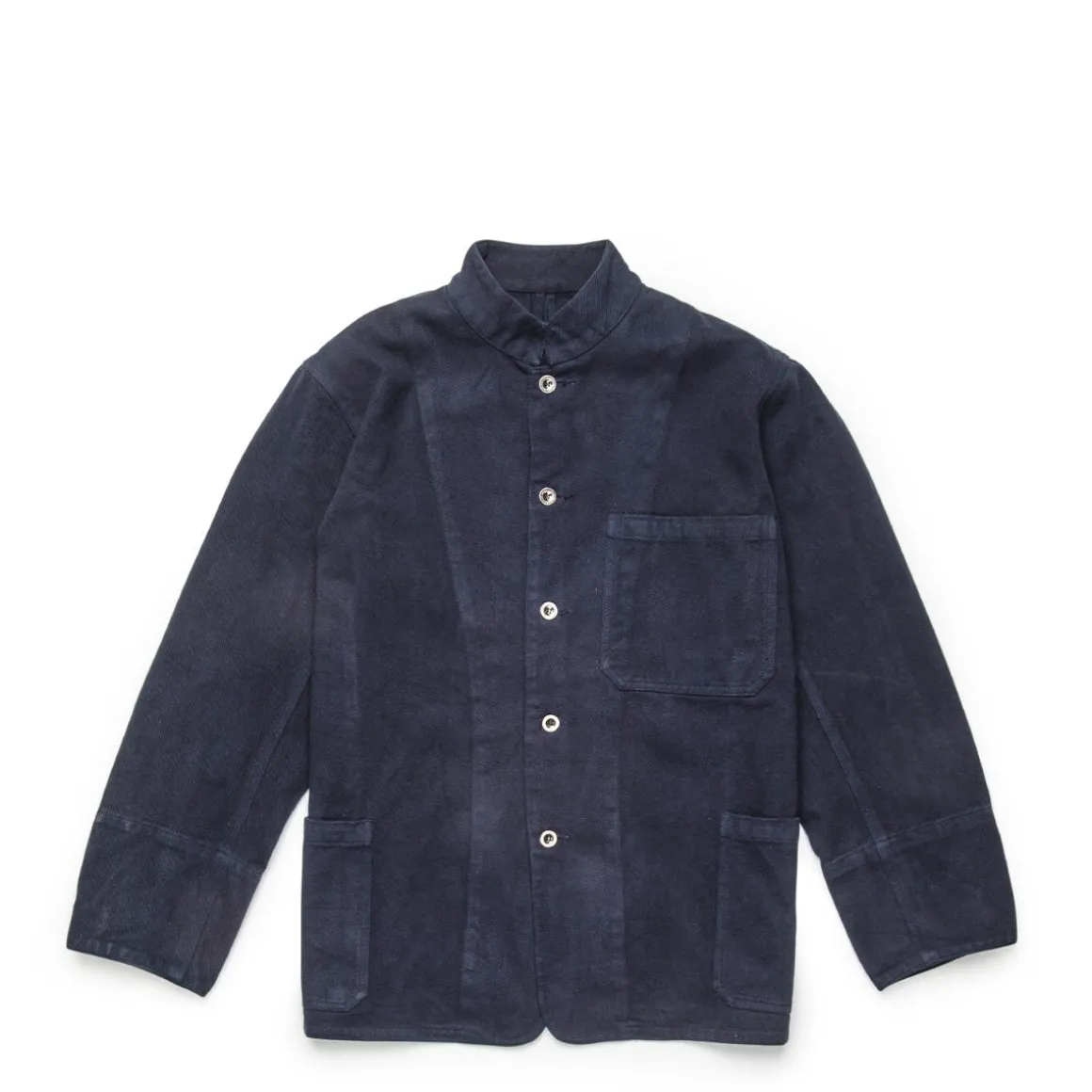Navy Cotton Twill Jacket