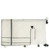 Nila Margin Tablecloth Green