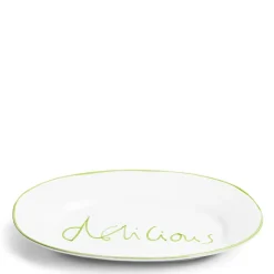 Oddington Oval Platter Green Delicious