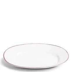 Oddington Platter Oval Lilac Ceramic