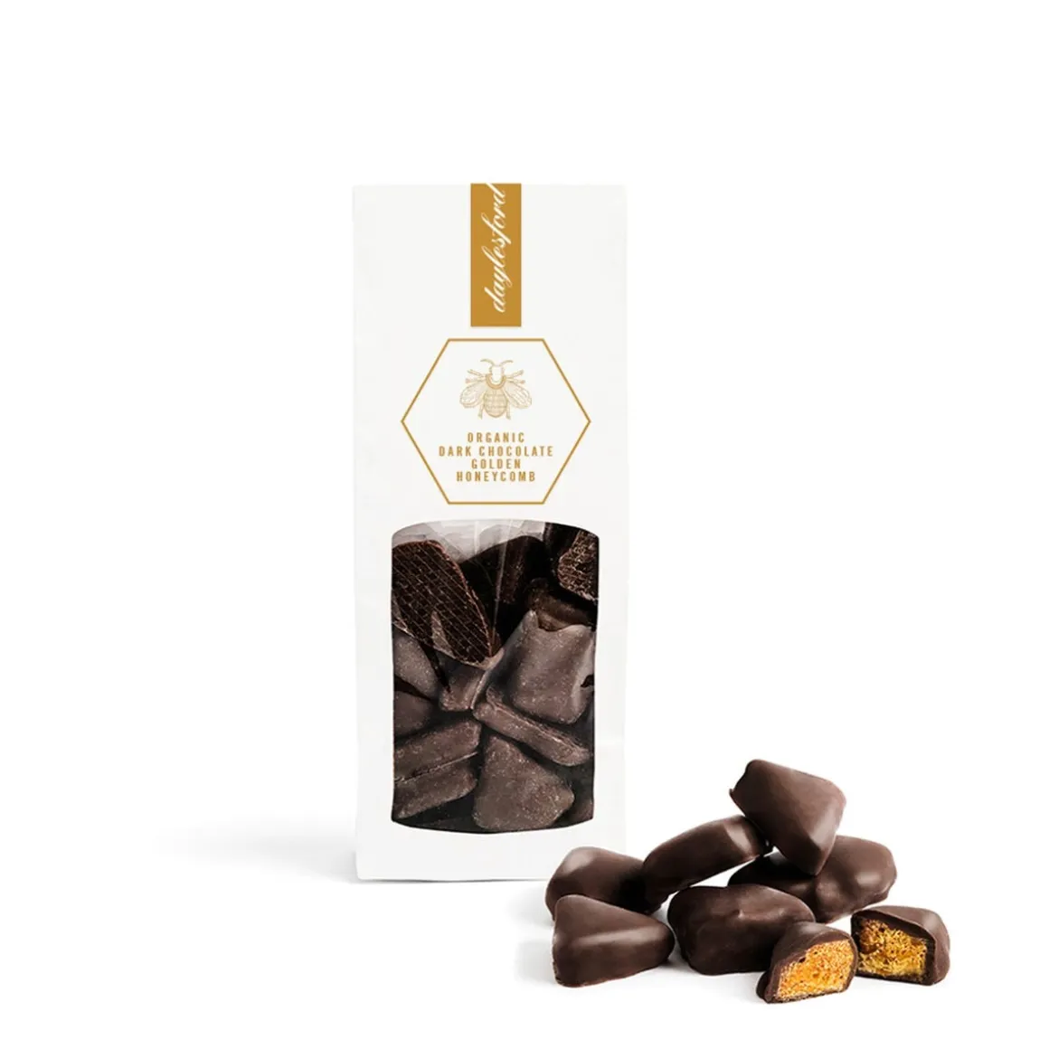 Organic Dark Chocolate Golden Honeycomb