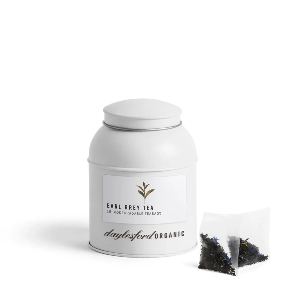 Organic Earl Grey Tea Bags In Caddy