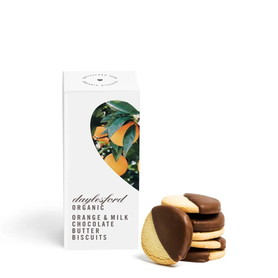 Organic Orange & Milk Chocolate Butter Biscuits