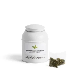 Organic Peppermint Tea Bags In Caddy