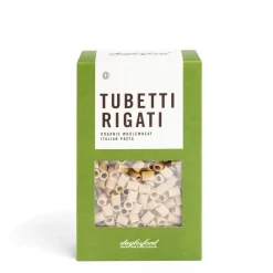 Organic Tubetti Rigati Whole Wheat Italian Pasta