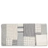 Patchwork Quilt Navy & White Small