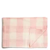 Pink & White Check Tablecloth