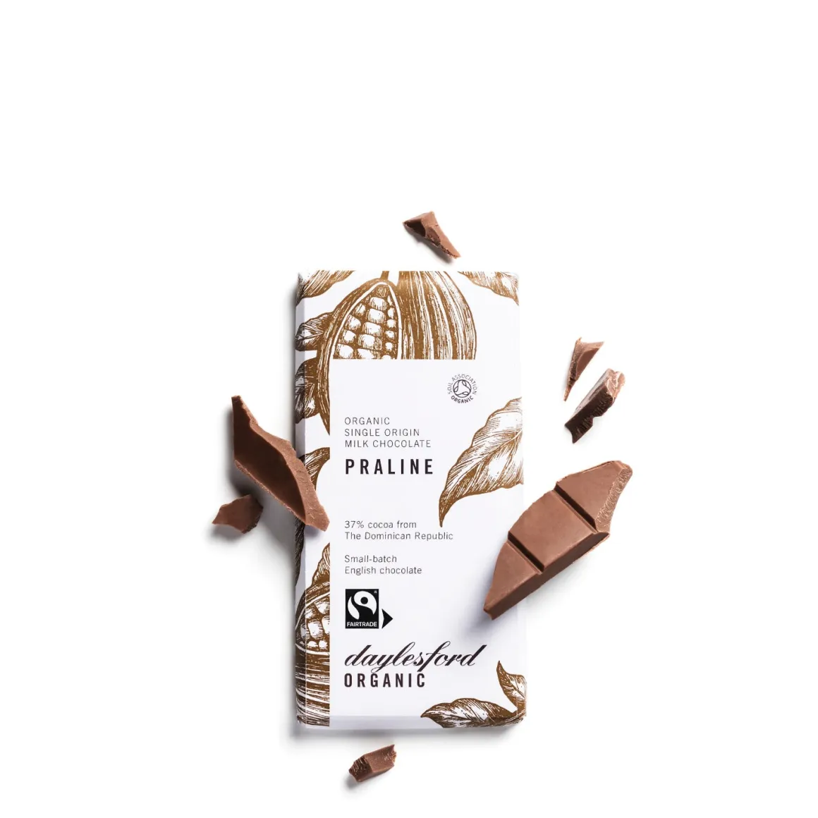 Single Origin Milk Chocolate Praline Bar