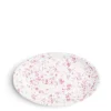 Solstice Splatter Oval Dish Lilac Ceramic