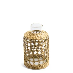Weave Glass Decanter Small