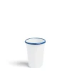 White & Blue Enamel Tumbler Small