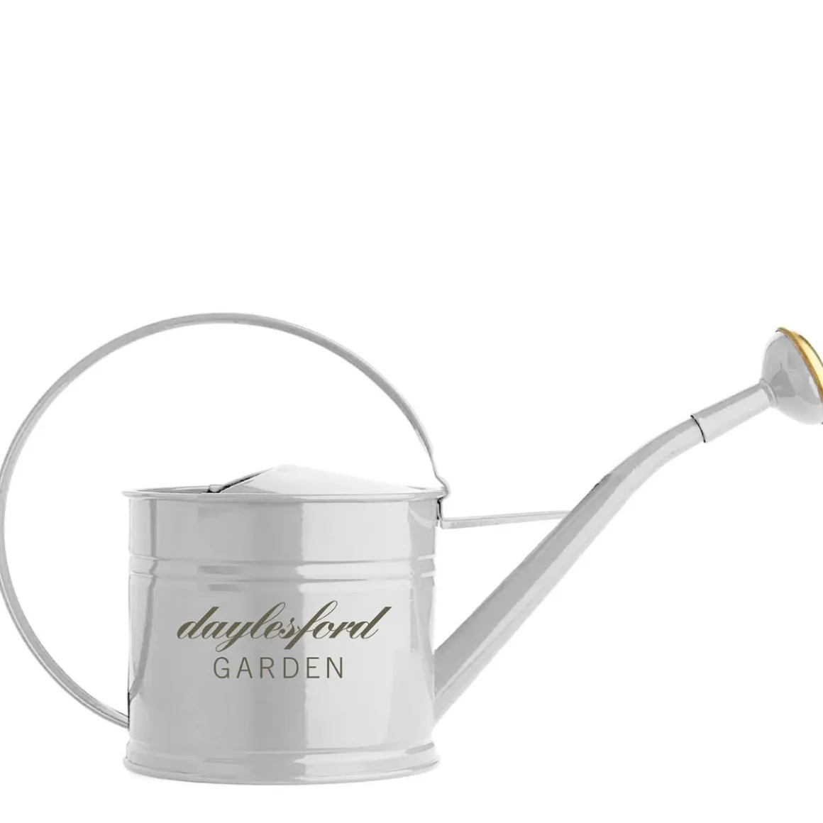 White Outdoor Watering Can Large