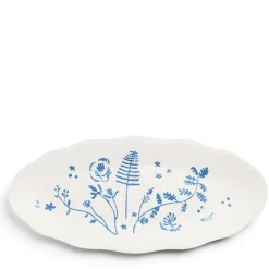 Wildflower Oval Serving Platter Large