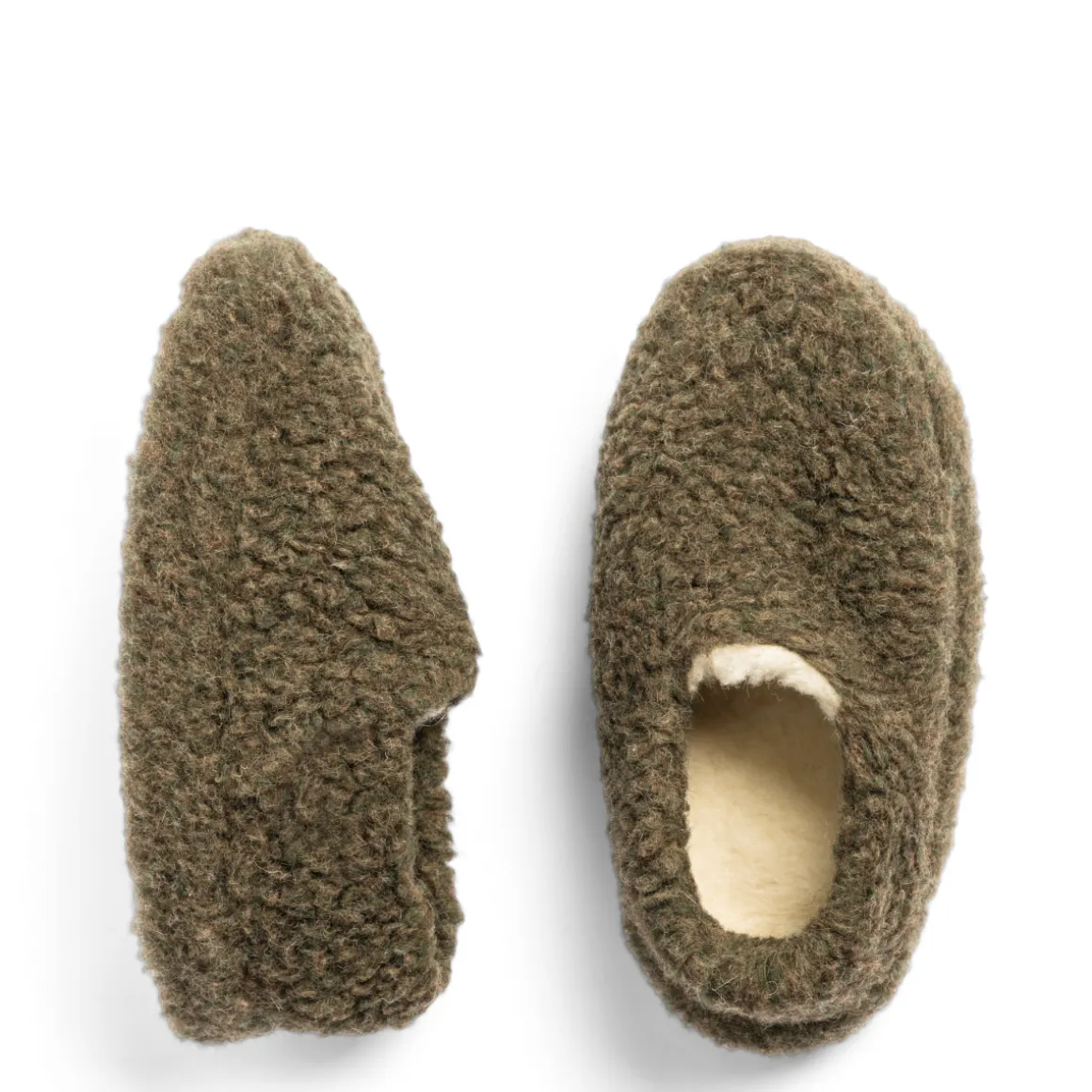 Wool Slippers Khaki
